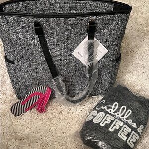 Thirty-One Black and Gray Women's Tote